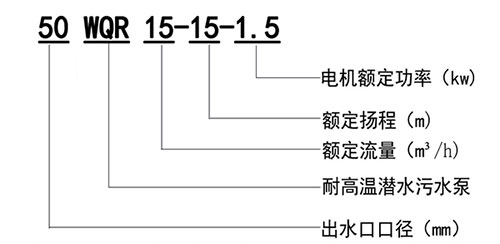 WQR耐高温潜水小黄片下载安装型号意义